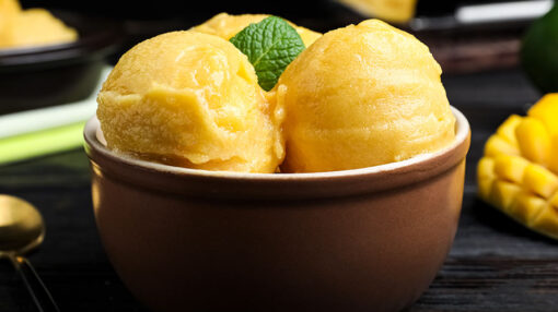 helado de mango