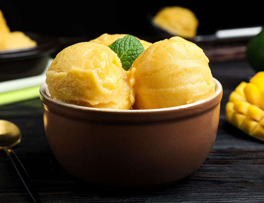 helado de mango