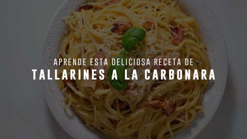 Tallarines a la carbonara