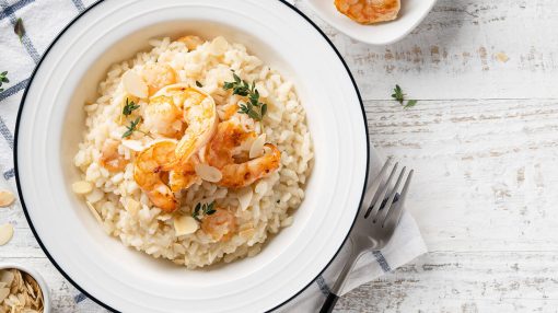 risotto de langostinos