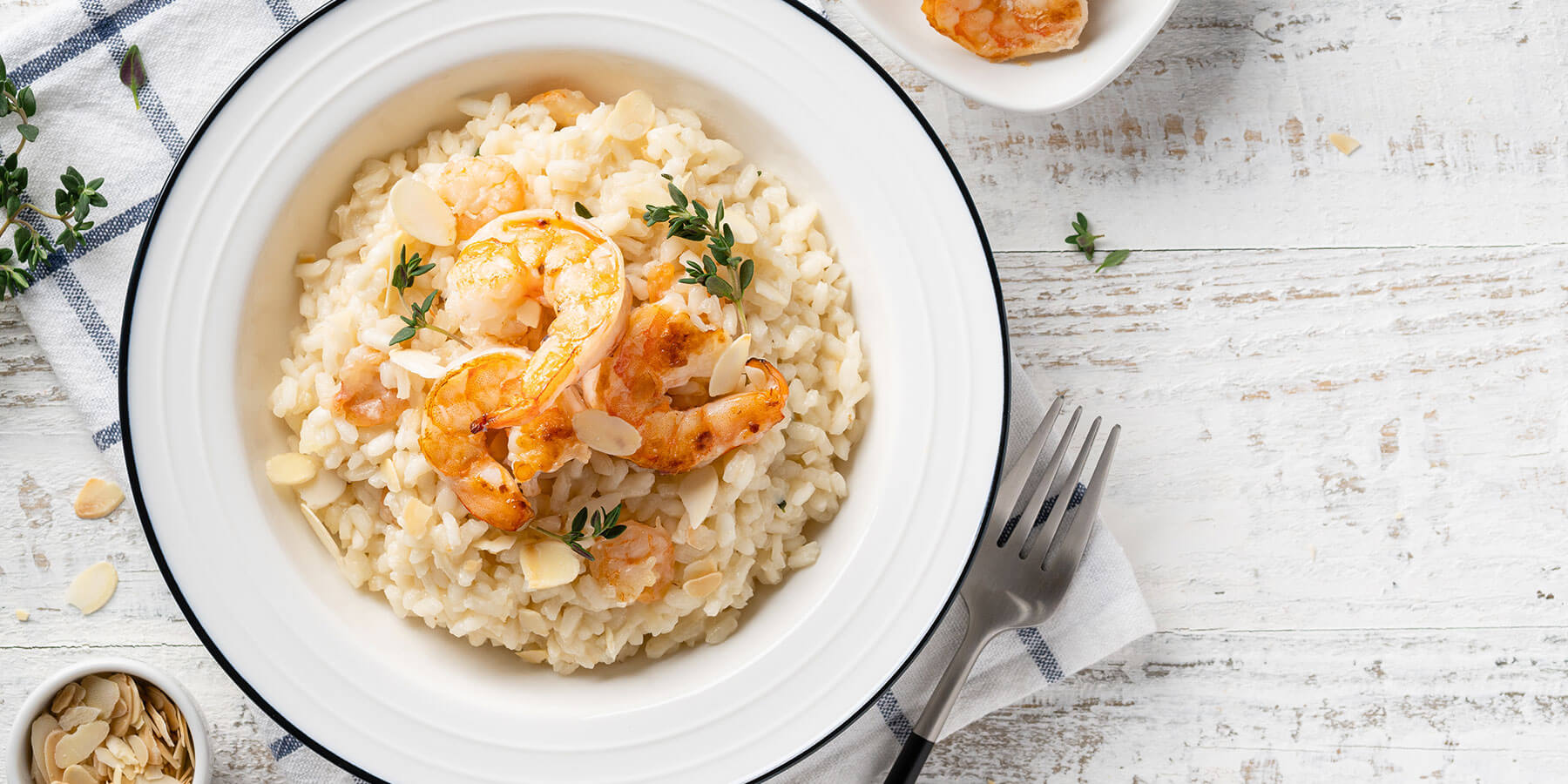 risotto de langostinos