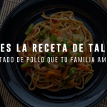 tallarín saltado de pollo