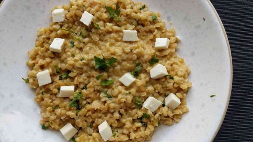 guiso de trigo receta rápida