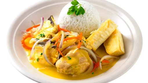 plato de ceviche de pollo